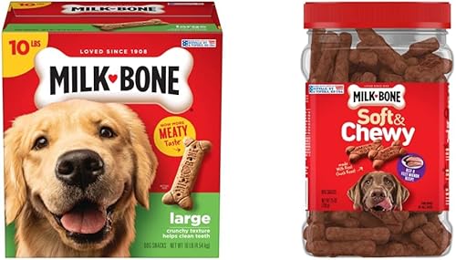 Miniatura 62 de Milk-Bone Original Dog Treats Galletas para perros grandes, 10 libras