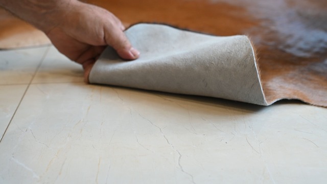 Tapete de Cuero Natural Sunshine Cowhides 6x7-8 ft miniatura 7