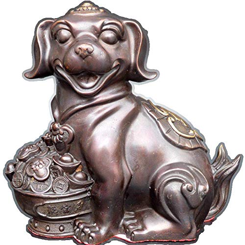Sculptures d'animaux pour la maison et statue de chien en cuivre