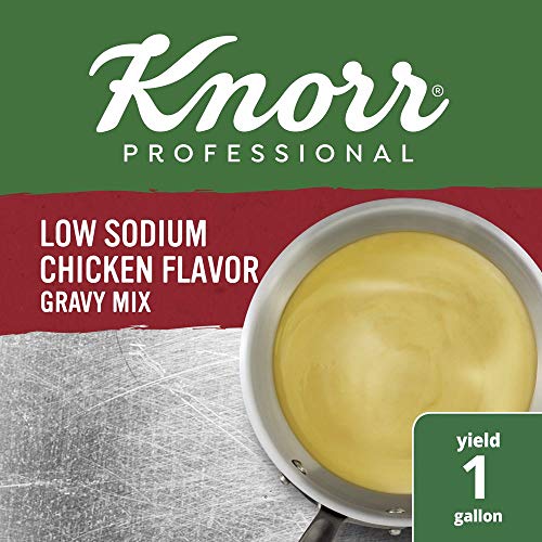 Knorr Professional Low Sodium Chicken Gravy Mix, Gluten Free, No Artificial Flavors Or Preservatives, Colors From Natural Sources, 1 Lb, Pack Of 6 #TOP1
