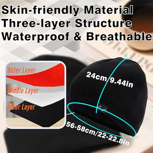 Image of Waterproof, Windproof, Breathable Beanie Hat, Keep Your Head Warm and Completely Dry