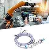 Haofy Näherungsschalter Magnetische Metallerkennung LJ8A3-2-Z/BY M8 DC 3-Draht für Werkzeugmaschine, Metallurgie [10 Stück]