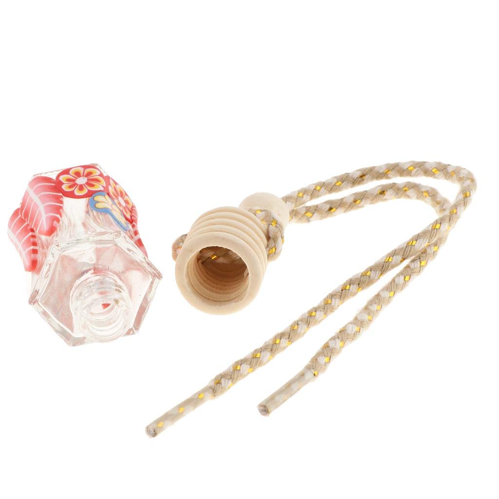 BNF®Refillable Charm Empty Glass Perfume Bottle Pendant Car Hanging Decor Red|Home & Garden | Home Decor| Home Fragrances |1 Piece Empty Perfume Bottle-image-18