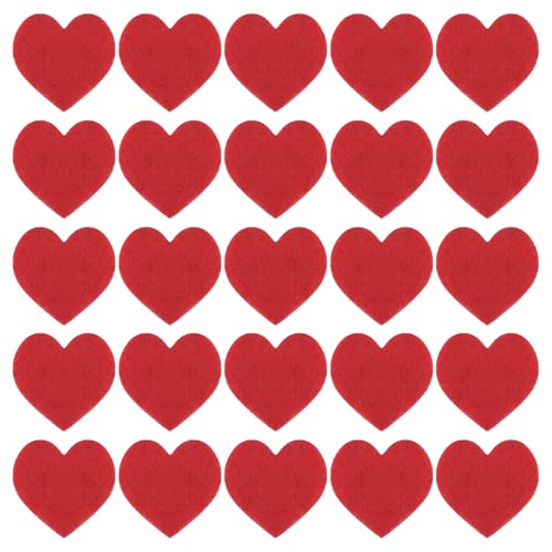 Pompons en feutre en cœur pour emballages cadeaux uniques de Saint-Valentin