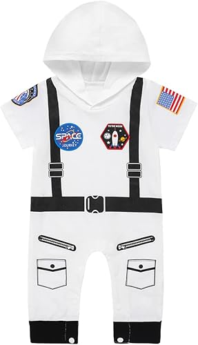 Miniatura 1 de Daddy's New Fishing Buddy Newborn Baby Boys Girls Halloween Hoodie Bodysuits Infant Astronaut Costume Cosplay Jumpsuit Outfit