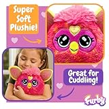 Official Furby Plush 8.65inch/22cm tall – Fluffy Short Hair Soft Toy in Hot Pink & Yellow | Collectible Interactive-Inspired Cuddly Toy - Image 3