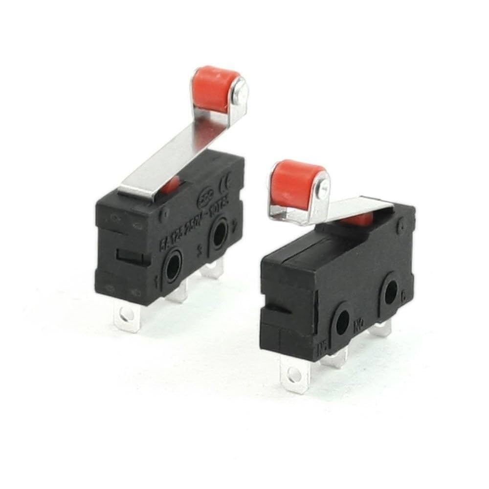 5pcs Micro Roller Lever Arm Normally Open Close Limit Switch Sensor