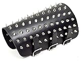 kaufen Sie Qualität flevado Großes Nieten Armband schwarz Punk Gothic Spitznieten