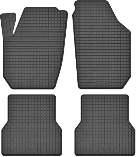 Gummimatten Gummi Fußmatten Satz für Peugeot 307 CC (2003-2016) - Hoher Rand 15 mm