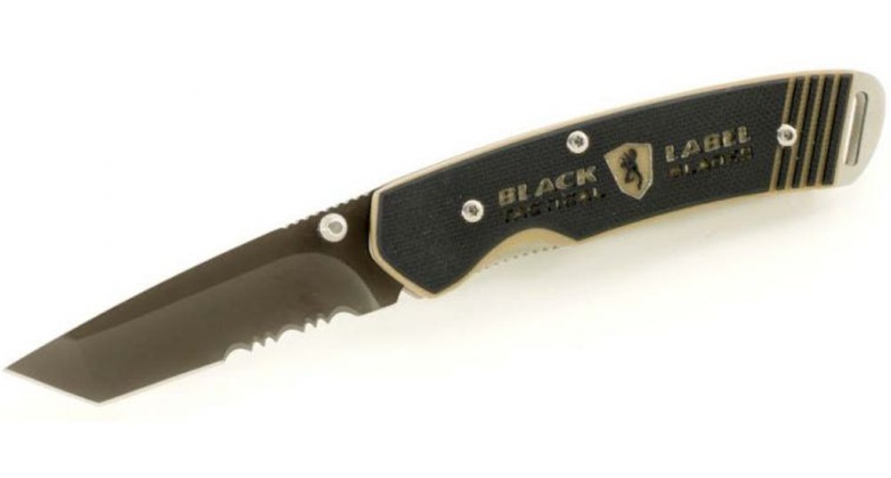 Browning Label G-10 Folder Knife, Black
