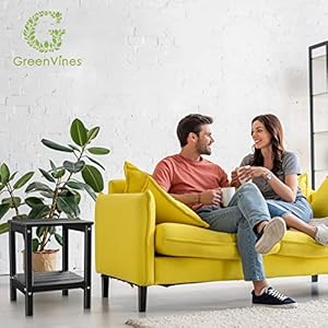 Adirondack Outdoor Side Table 14 x 13 Inches HDPE Plastic All Weather Black Outside End Tables Storage Shelf for Patio Porch Backyard Indoor