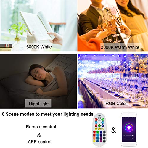 LED Smart Ceiling Light Fixtures 24W Wifi Flush Mount light with Bluetooth Speaker,Compatible with Alexa 