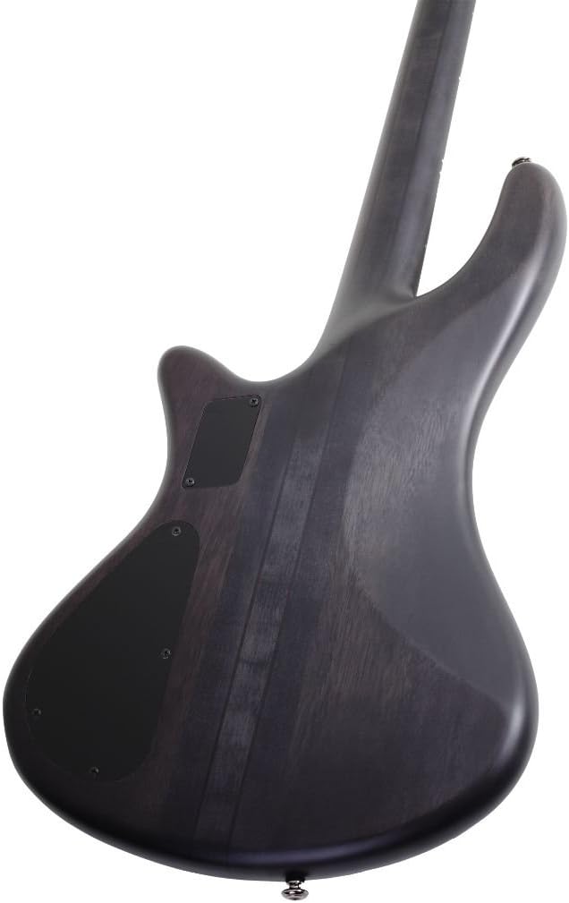 Schecter Stiletto Studio 4 Bass Guitar - See-Thru Black Satin