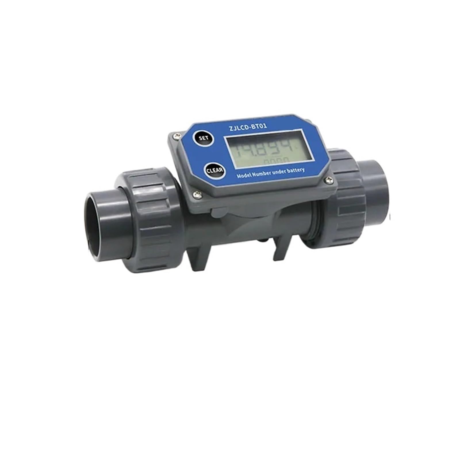 LEOTNNDQ Digital display LED turbine flowmeter pulse output DN15 DN32 DN40 with battery can be set(DN15)