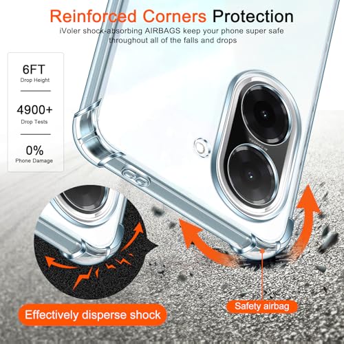 Image of Compatible for [ Poco C71 ] Bumper Back Case Cover for [ Poco C71 ] - Transparent