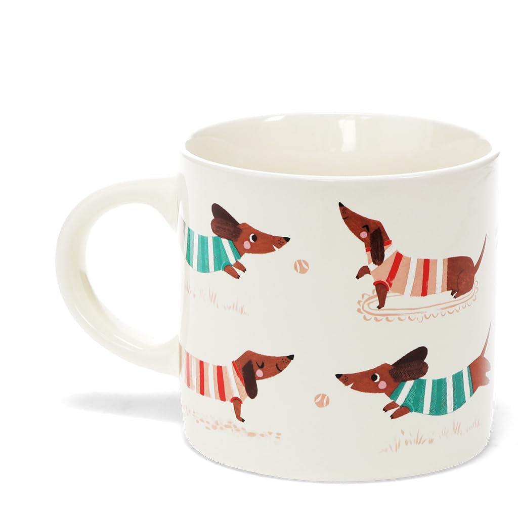 Rex London Ceramic Mugs Large Coffee Mug – Cute Mug Design, Pretty Mug Style, Durable Ceramic Coffee Mug for Everyday Use, Large Coffee Mugs for Tea, Coffee & Hot Drinks