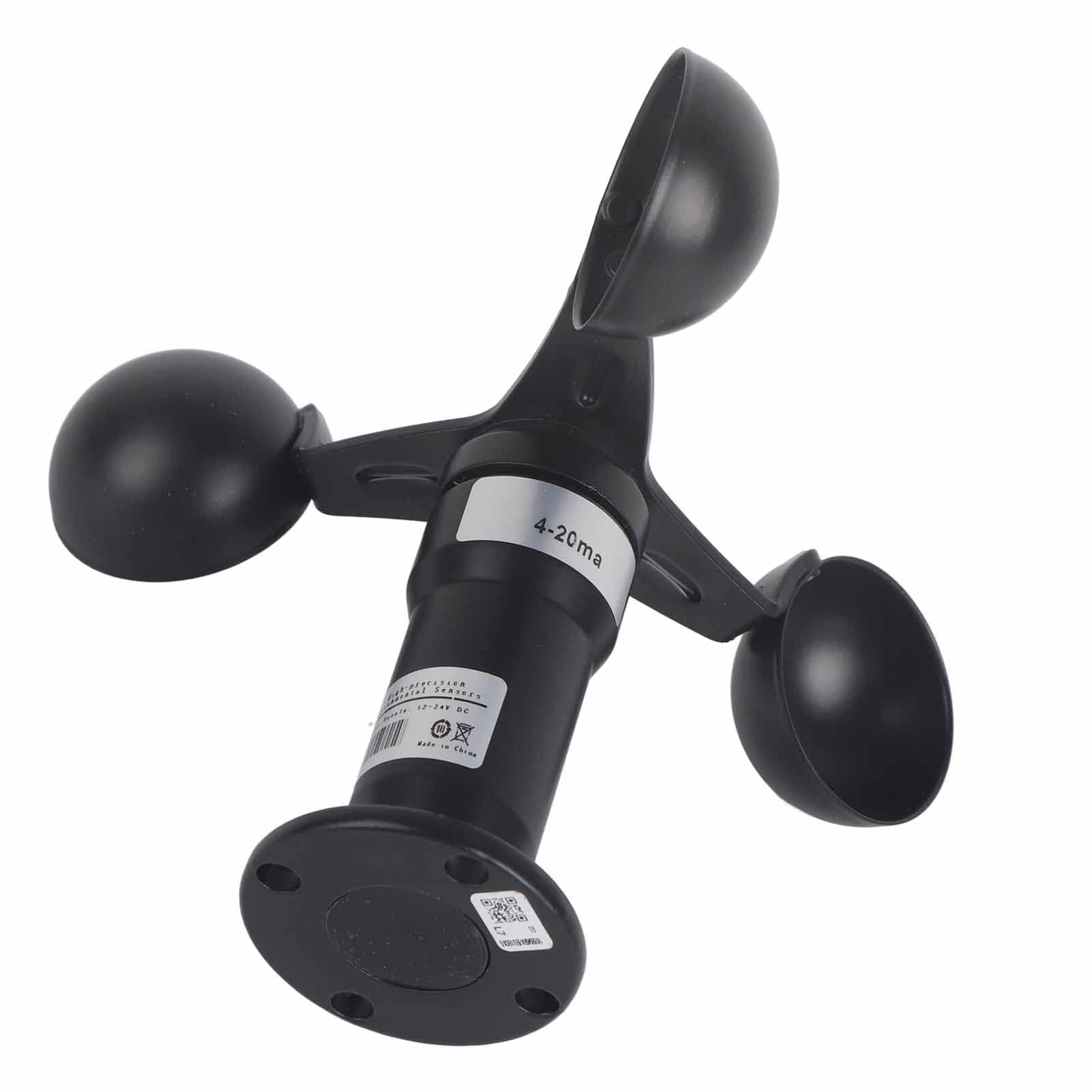 Sensore di velocità del Uscita segnale a impulsi 4-20 mA Sensore di velocità del in lega di alluminio Anemometro Rivelatore di velocità del