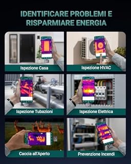 VANTRUE POWER Termocamera Telecamera termica TS1 thermal camera per Android,risoluzione IR 256×192, telecamera termica, SuperIR 512×384, 25Hz, porta USB-C
