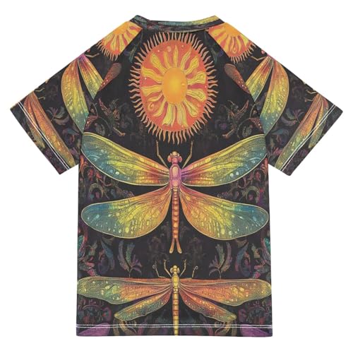 Kids Swimsuit Dragonfly Sun Myth Sunscreen T-Shirts Swimwear Sets UPF 50+2