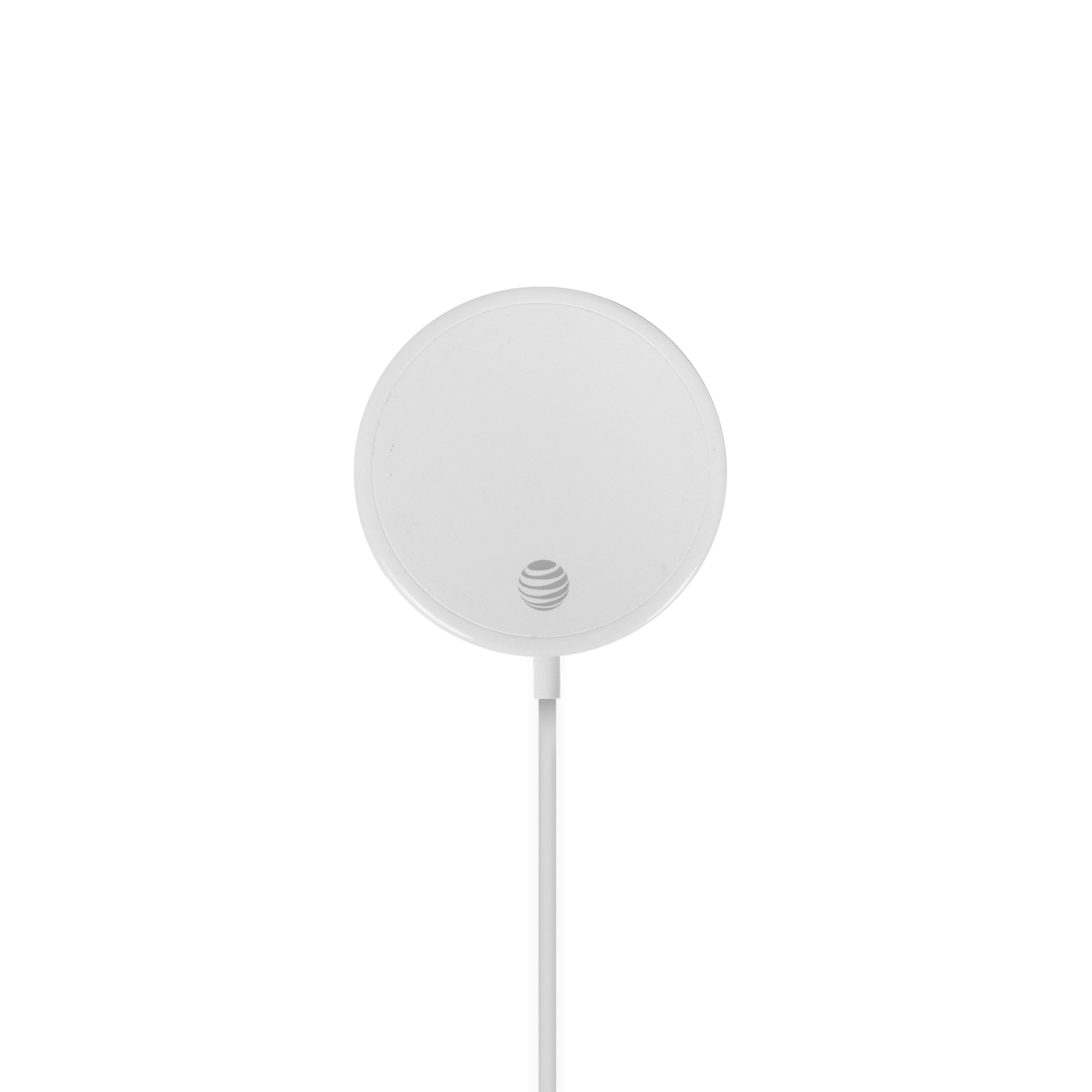 AT&T Pad di ricarica wireless magnetico da 25 W, caricabatterie wireless veloce certificato Qi2.2 con cavo adattivo integrato da 1,2 m, caricabatterie magnetico compatto per casa, ufficio e viaggi