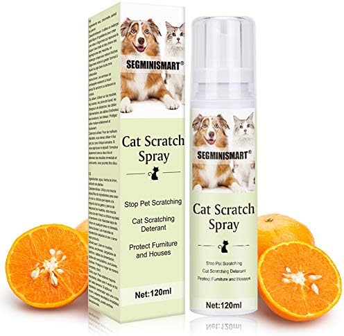 SEGMINISMART Cat Scratch Deterrent Spray,Anti Scratch Cat Spray,Cat Scratching Spray,Suitable for Plants,Furniture,Floors,Protect Your Home
