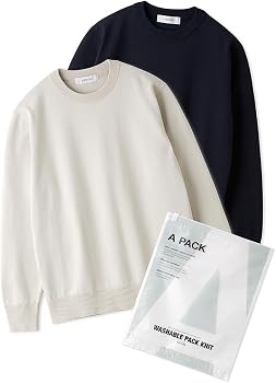 Amazon | [アウール] A PACK WSBL パックニットCN AMNT254014 メンズ