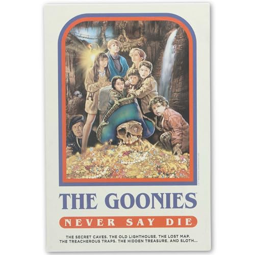 The Goonies Never Say Die Wood Wall Decor - Nostalgic