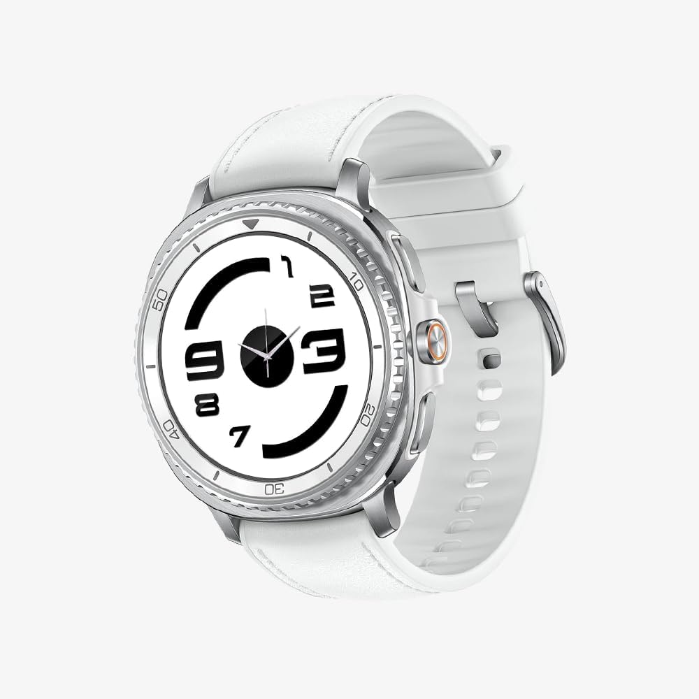 Samsung Galaxy Watch 8 Classic (2025) 46mm Bluetooth Smartwatch – White | Rotating Bezel, Sleep & Fitness Tracking, Energy Score, Quick Button [US Version]
