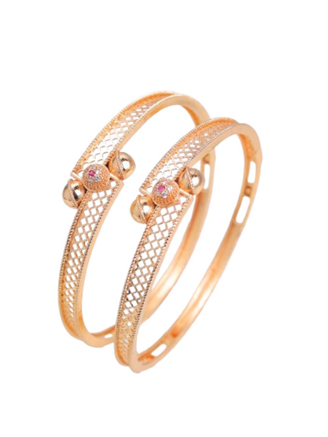 Zeraki Jewels Women's Traditional Gold Plated Priyanka Bangle (Set of 2) - Review, Price and Buying Guide
