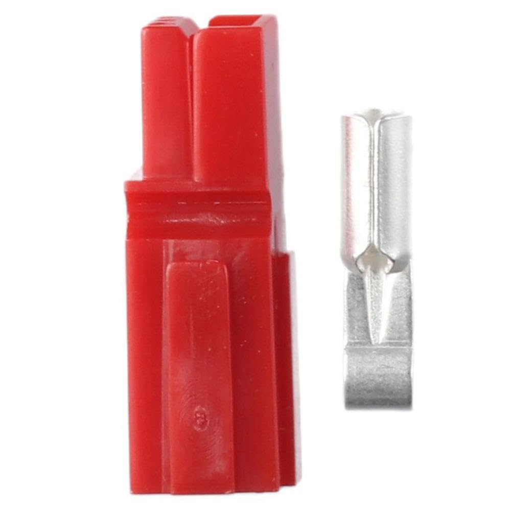 HOBBYIN 10pcs 30 Amp Power Connector High Powerpole Connectors, Red Housing, w/12-16 AWG Heavy Duty Contact 30A, 600V