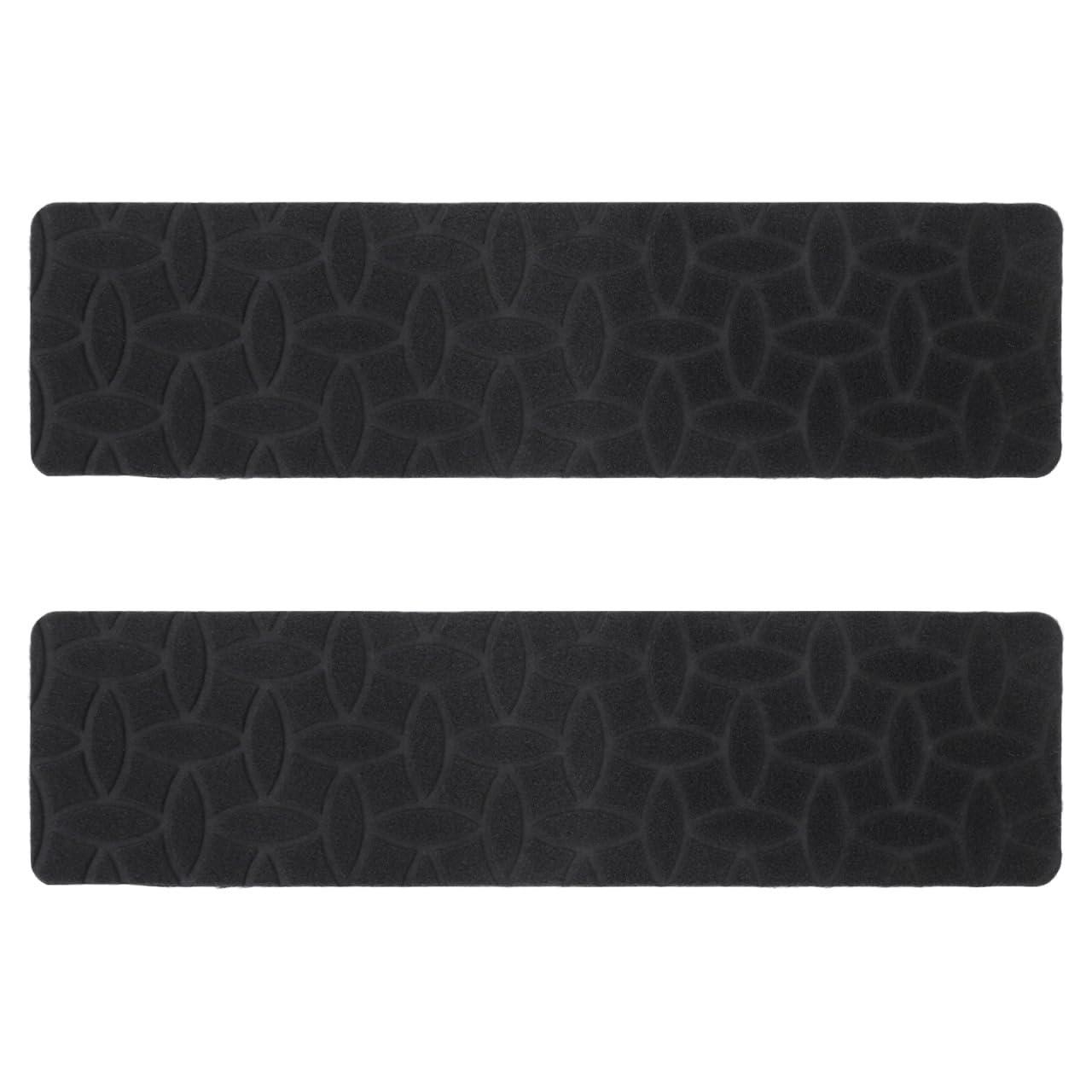 2pcs Non-Slip Carpet Stair Treads Adhesive Backing for Wooden Steps PVC Slip Mats Stylish Embossed Design Easy Clean Floor Coverings for Indoor Use