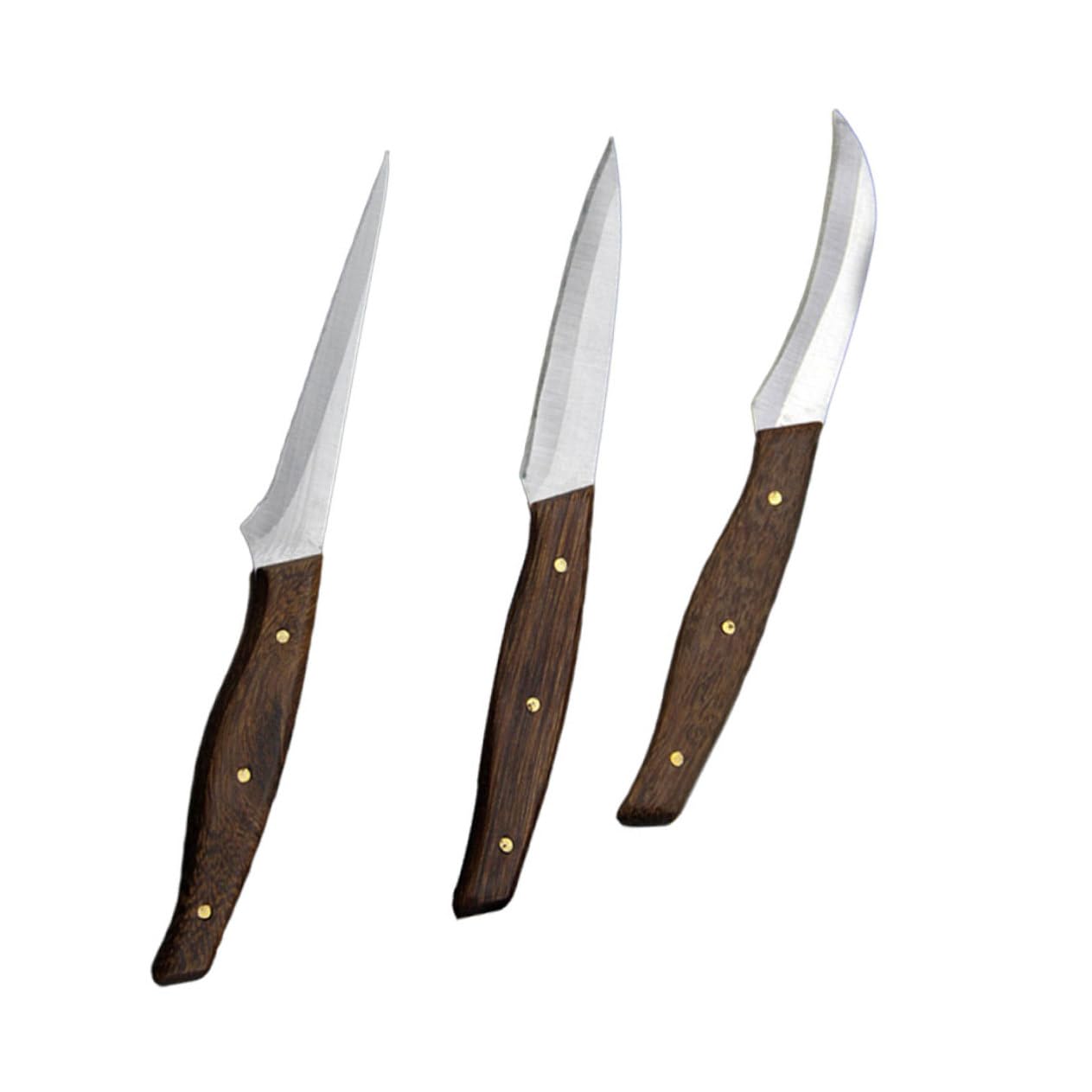 STOBAZA 1 Set Carved Set Serrated Fruit Cutter Kitchen Ware Apple Slicer Coffee Stainless Steel