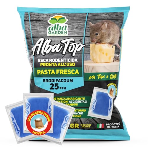Albagarden - Veleno per Topi Potente - Topicida in Pasta per...