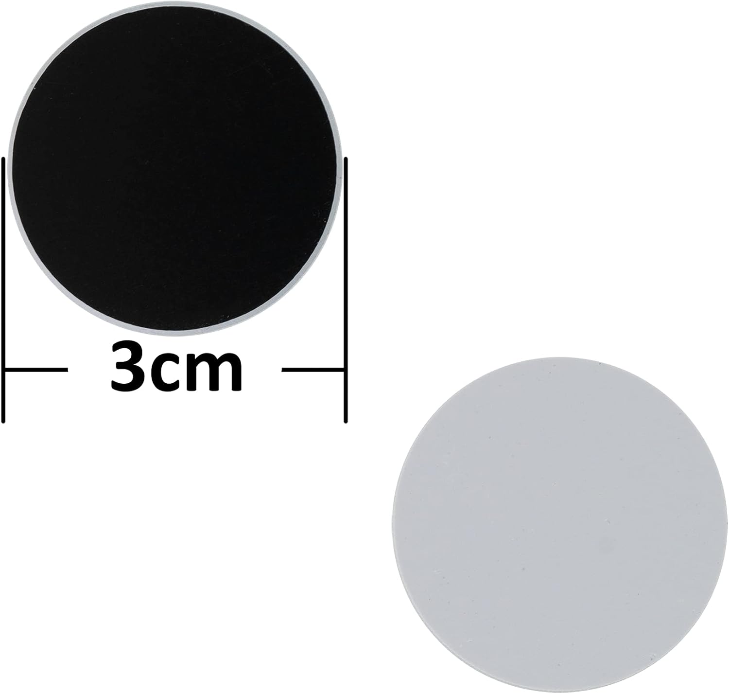 ABS Plastic Blanks for Engraving 50 Pcs (Black) BigaMart