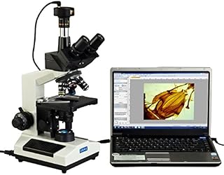 OMAX 40X-2000X Compound Trinocular Replaceable LED Microscope with 10MP USB Camera