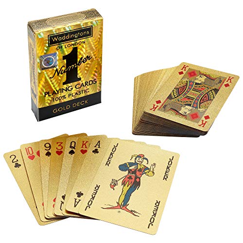 Naipes dorados clásicos Top Trumps Póker miniatura 3