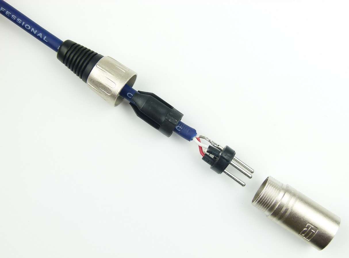 Adam Hall Cables K3MMF Mikrofonkabel XLR female auf XLR male DMX Autio Kabel 3 pol polig (10 m, Blau, 10)