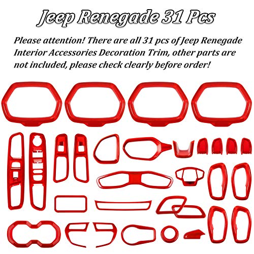 Accesorios Interiores para Jeep Renegade 31 Piezas miniatura 4