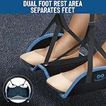 Everlasting Comfort Airplane Foot Hammock - Memory Foam Foot Rest for Plane Travel - Portable Foot Rest for Air Travel, Desk & Car - Airplane Essentials Foot Hammock for Plane Travel - Image 5
