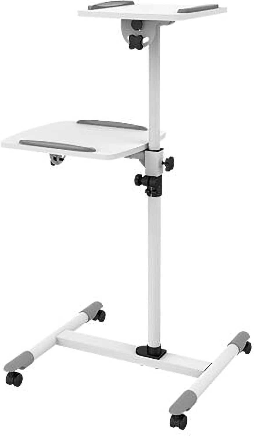 Link Accessori LKBR25 Black/White Floor Projector Stand for Projectors (Sol, 10 kg, Black, White, 850-1100 mm, 0-35°)