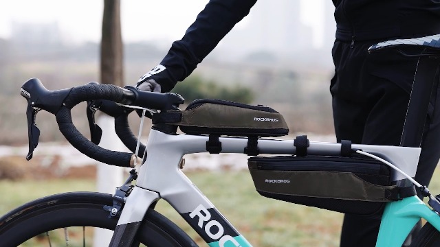 Bicycle Top Tube Bag Triathlon Bento Box Bicycle ZONE3 Aero Top