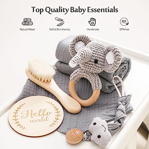 Youuys 6 Pezzi Regalo Set per Neonato, Regalo per