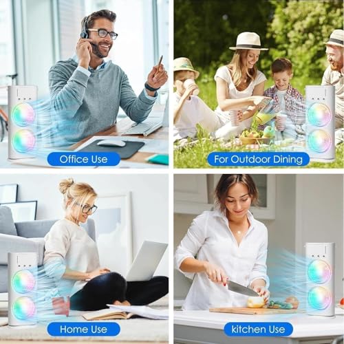 Amazplus Mini Portable Desktop Cooler with Remote - Image 6