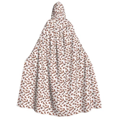 Cape à capuche Corgi costume adulte taille S pour carnaval et cosplay