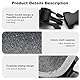 Riisoyu Kofferraum Organizer, Auto Aufbewahrungstasche Faltbar Wasserdicht Kofferraumtasche mit 4 Taschen Auto Organizer mit Klett Kofferraum Autotasche für Alle Fahrzeugtypen, Schwarz, 92x28x10cm