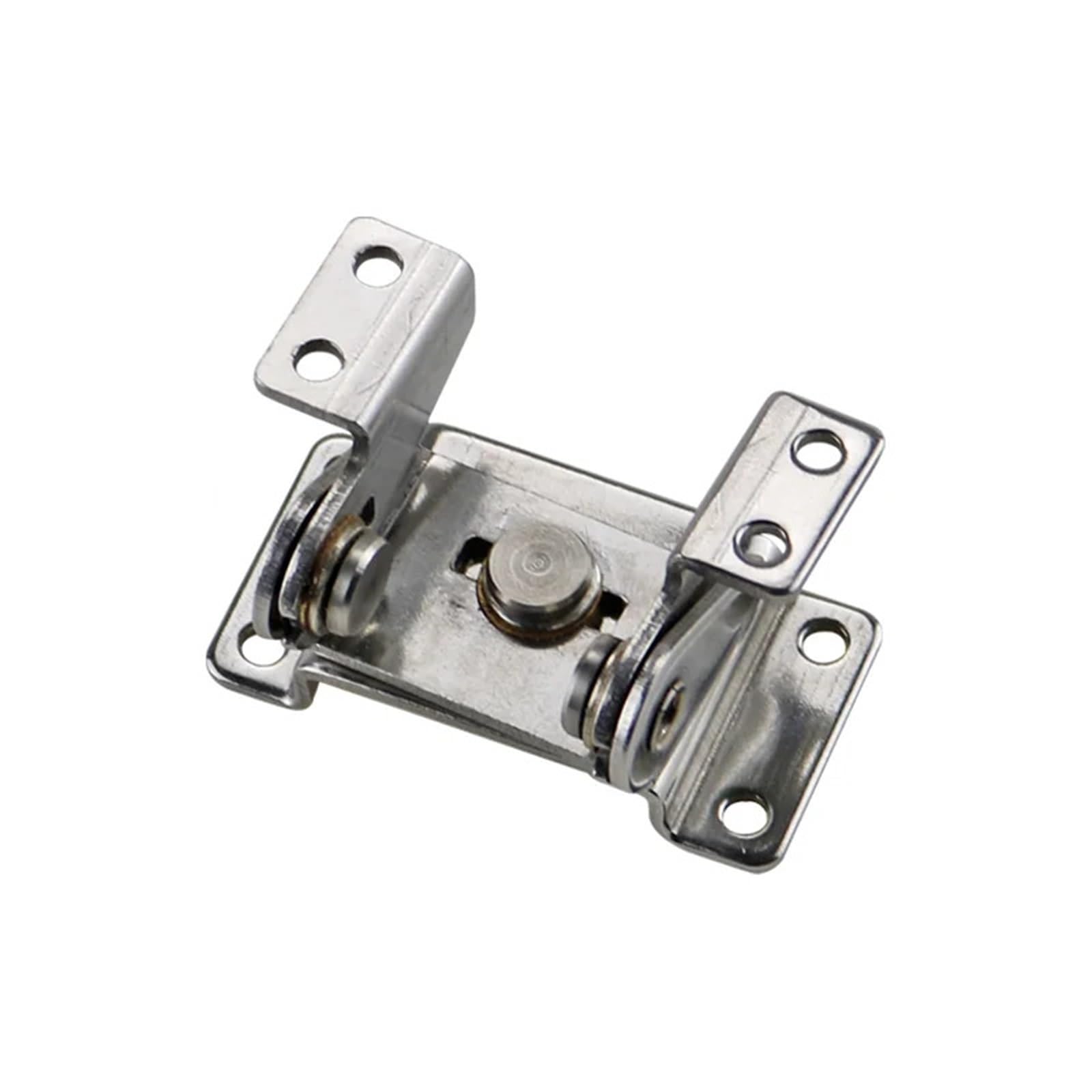 Charnière d'amortissement double axe inox rotative 360 avec arrêt libre pour abattant