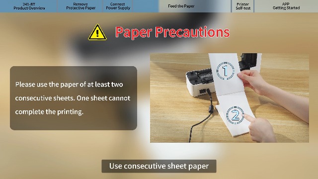 ASprink Bluetooth Thermal Label Printer - 241BT Shipping Label