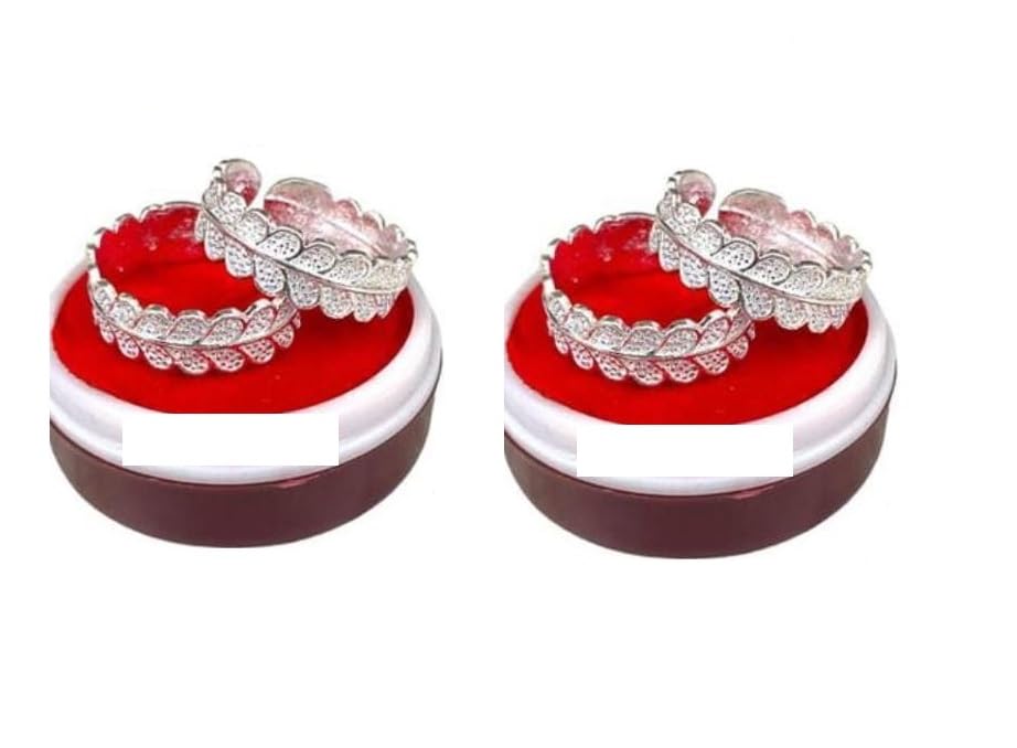 Fashion Accessories Toe Ring Sterling Silver Abstract Pattern Design Toe Ring Adjustable Jewelry for Women. Set of 2 Pairs Toerings. {028-2PAIRS} (B07XJDKW3M) Amazon Price History, Amazon Price Tracker