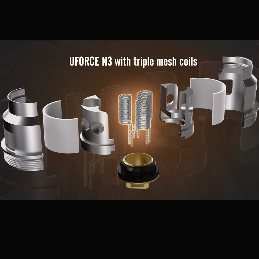 Voopoo Drag 2 Starter kit, Cigarrillo Electrónico Kit Vapor eCig Chips  FIT-Modo 177W Box Mod Atomizador Uforce T2 Tank 5ml