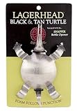 Brutul Black And Tan Turtle Beer Layering Tool, Stainless Steel